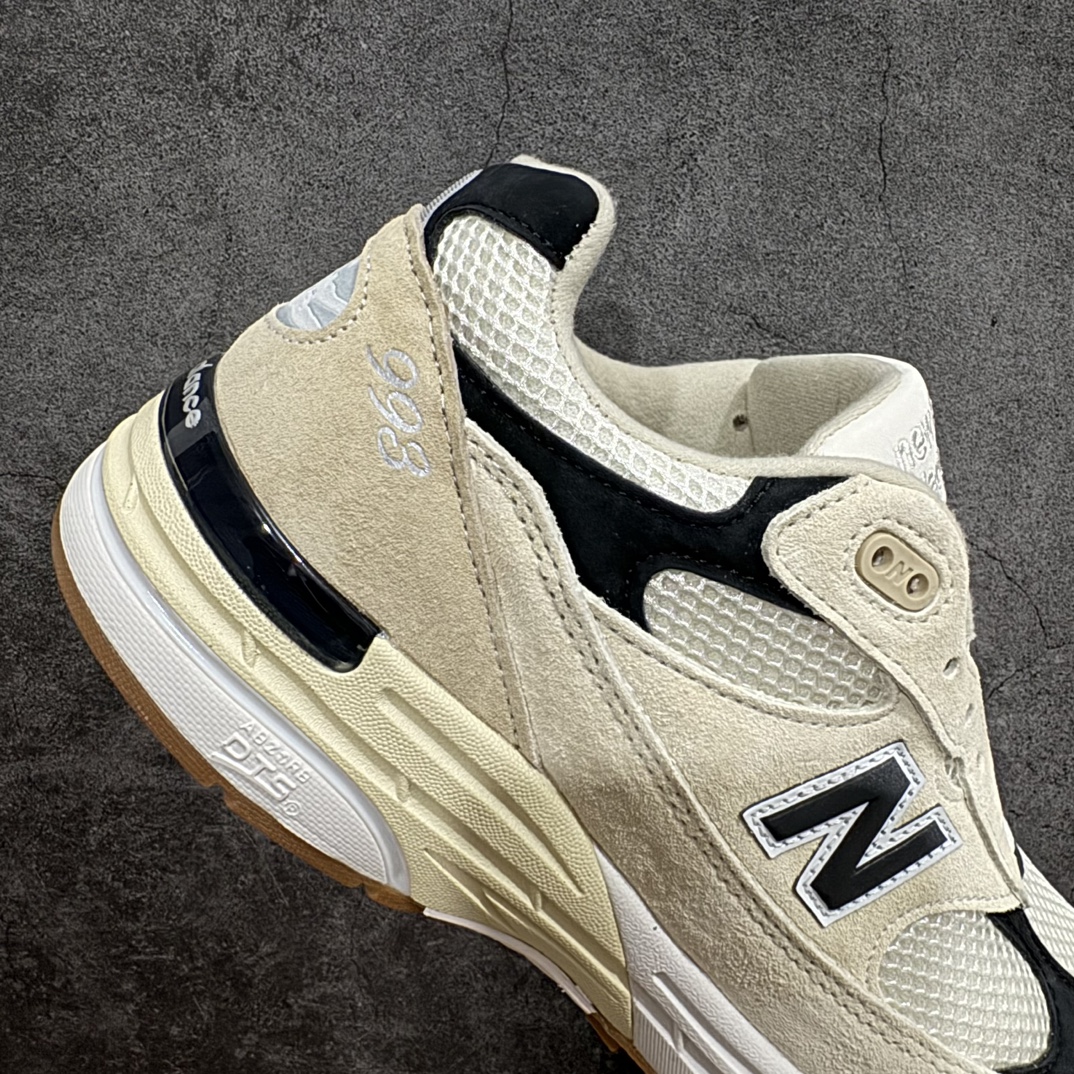 NewBalanceU993WS新百伦NB993总统复古慢跑鞋米白正确3M反光细节原楦原纸版开发正确6层