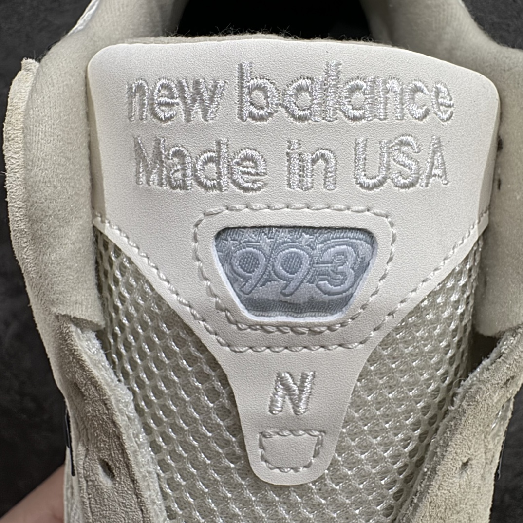 NewBalanceU993WS新百伦NB993总统复古慢跑鞋米白正确3M反光细节原楦原纸版开发正确6层