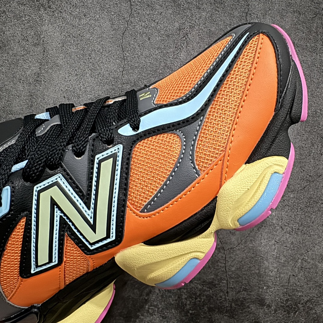 图片[6]-【纯原版】 New Balance NB9060 联名款 复古休闲运动慢跑鞋 白棕色 U9060OGBn 全套原楦原纸板原厂数据开发 进口三明治网面 原装进口翻毛皮料正确绒感卡色 正确中底拉帮中底网布细节 原厂标裁 带紫光防伪 定制后跟透明水晶模块 冲裁组合 大底贴合程度胶水上色把控完美 整洁度挑战全网艺术家 多道序QC把关品质完善 匠心打造 耗时两个月开发完成 工艺极其复杂难度可想而知 新开独立私模大底 全网唯一正确六层组合大底 高端零售专供产物Size：36 37 37.5 38 38.5 39 40 40.5 41 42 42.5 43 44 45 46.5 编码：JP270300-鞋库