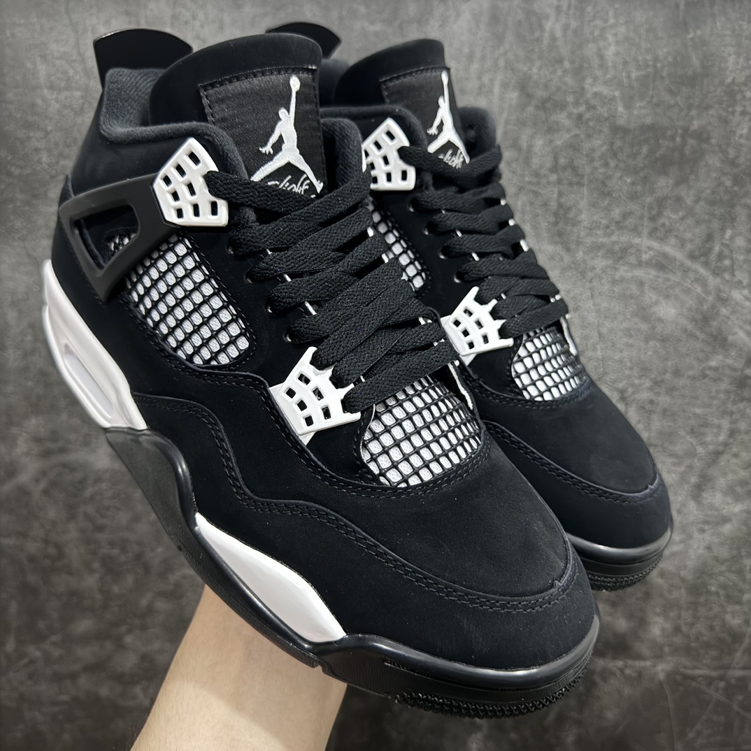 纯原AirJordanAJ4Retro白黑雷公FQ8138-001圈内知名大厂出货全套原纸板楦头开发原厂