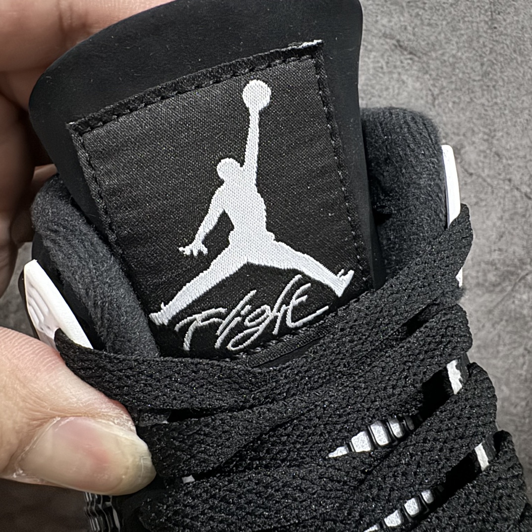 纯原AirJordanAJ4Retro白黑雷公FQ8138-001圈内知名大厂出货全套原纸板楦头开发原厂