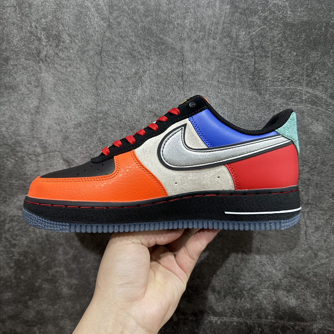 纯原版NikeAirForce1Mid“WhatTheNYC”纽约尼克斯城市限定NBA豪门纽约尼克斯的橙