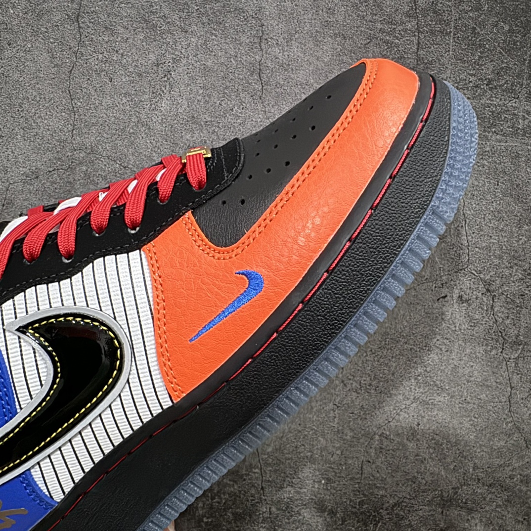 纯原版NikeAirForce1Mid“WhatTheNYC”纽约尼克斯城市限定NBA豪门纽约尼克斯的橙