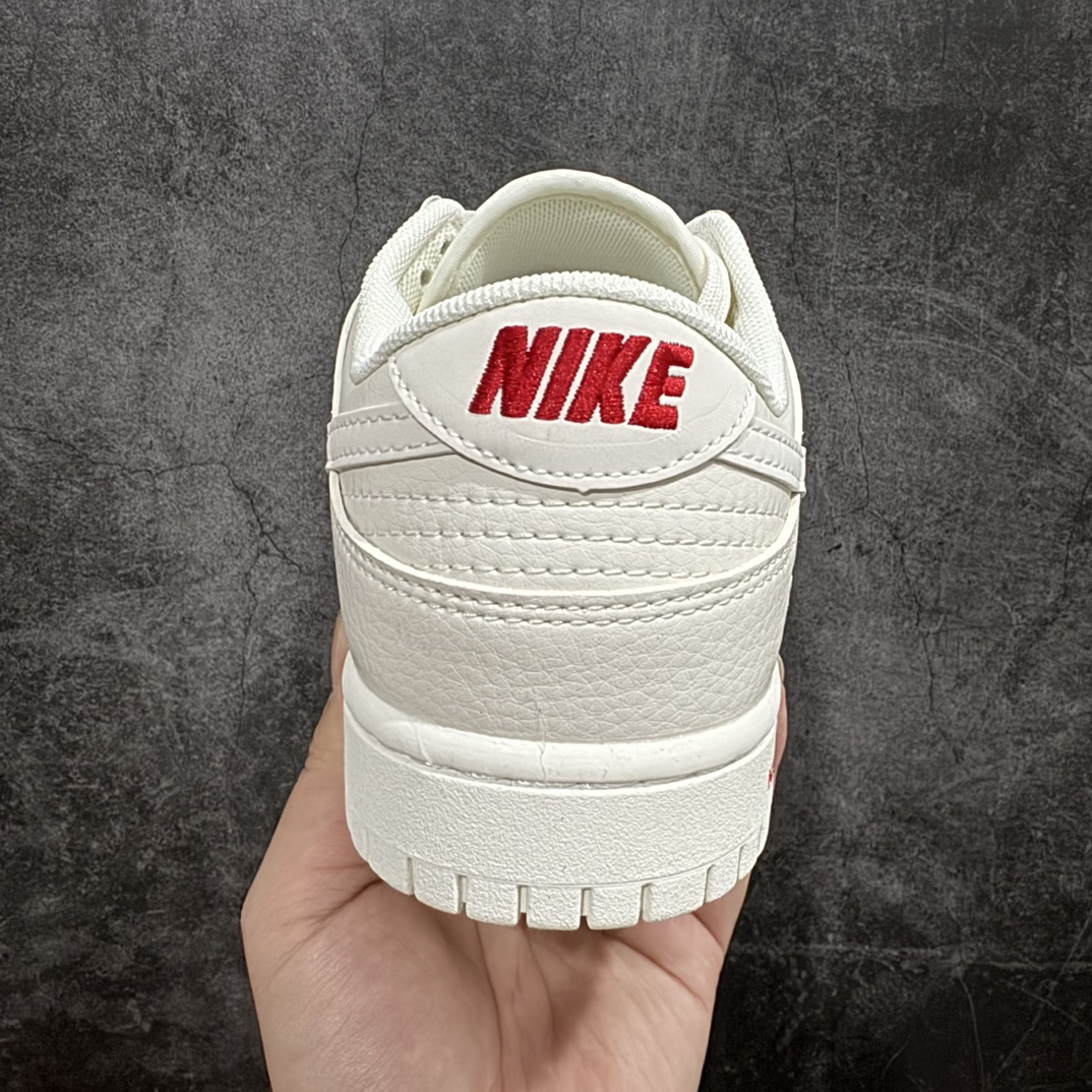 定制版NikeSBDunkLowxSupreme白红双小钩纯原大厂出品极力推荐原装头层材料独家版型蒸餾加