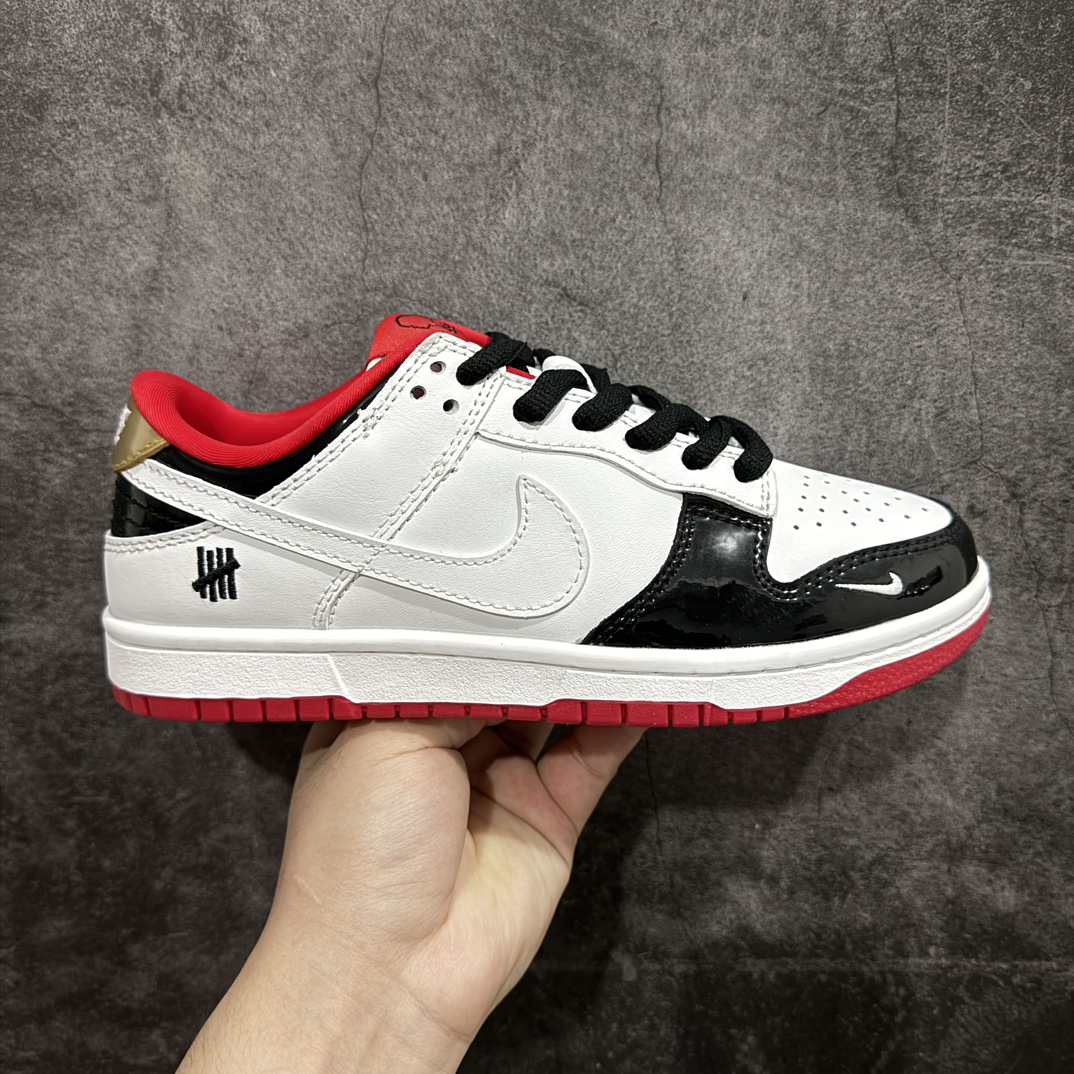 定制版 Nk SB Dunk Low UN联名-白黑漆皮 周年高端定制 低帮休闲板鞋 XB3802-349