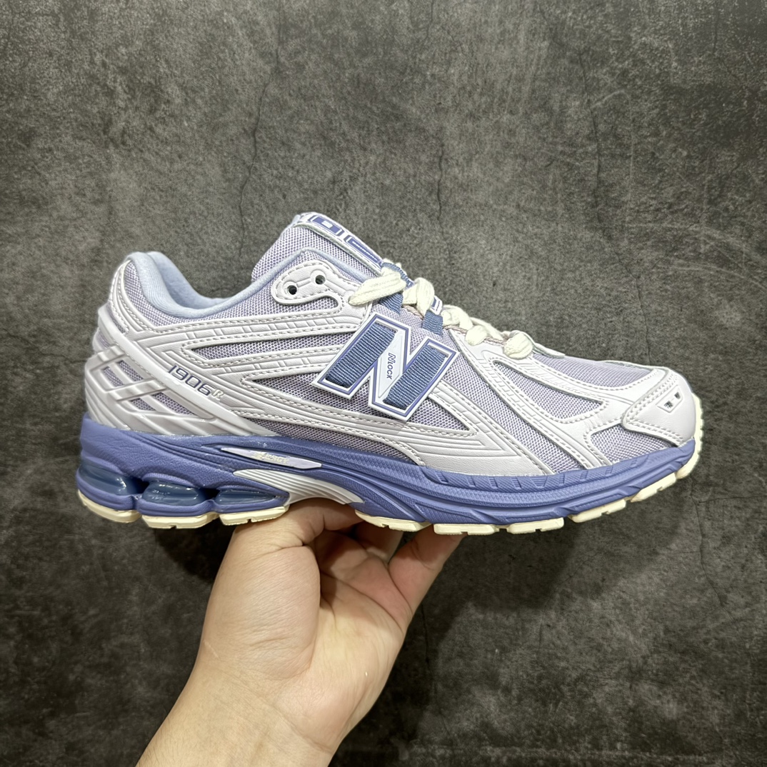 K版NewBalance1906系列复古老爹风休闲运动慢跑鞋M1906RZV#采用轻质牛剖革拼接透气网眼