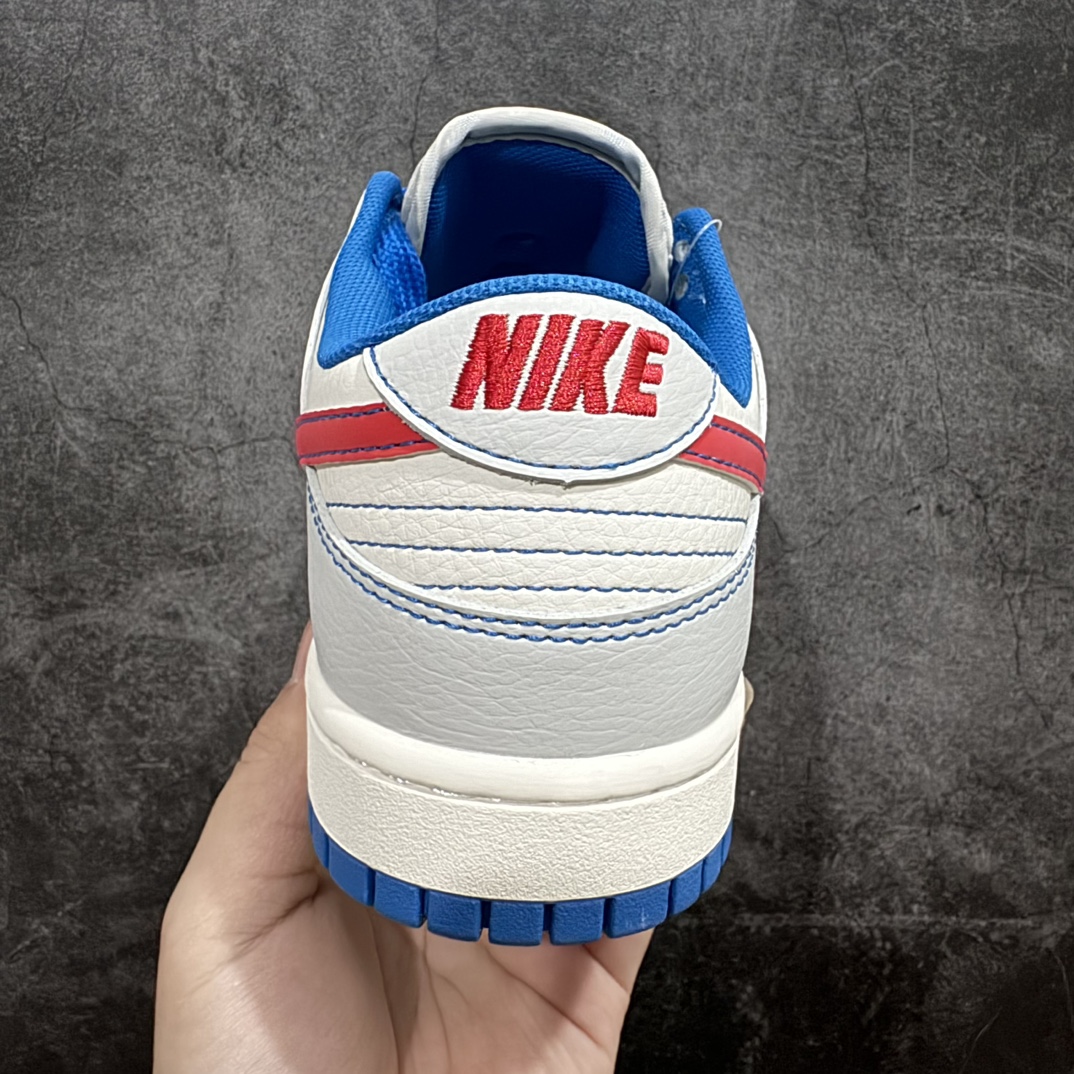 定制版NIKESBDunkLowxSupreme白蓝红小钩公司级出品极力推荐原装头层材料独家版型蒸餾加工