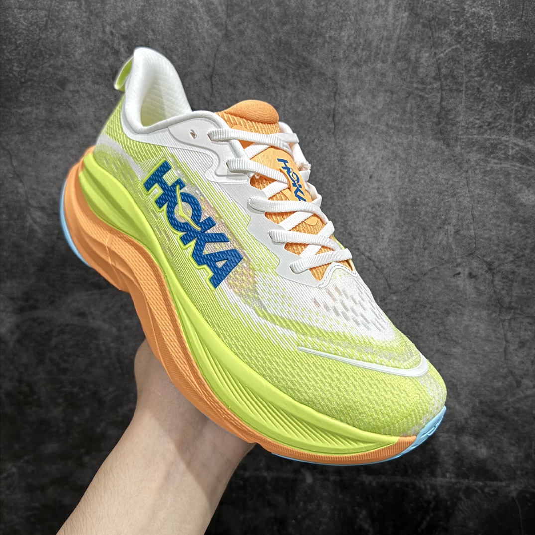 图片[3]-【纯原版】美国新兴跑鞋品牌Hoka One One Skyflow M Low 天空气流系列低帮超轻透气公路休闲运动慢跑鞋“网织荧光黄橙”nn男女鞋真标半码制n升级原楦开发纸版楦型n采用柔软网织呼吸材料鞋面材质n搭载轻量化全掌双密度超临界EVA材料发泡中底,脚感更软弹n外置防滑耐磨橡胶底片n升级全掌超临界中底界 尺码：36 36.5 37.5 38 38.5 39 40 40.5 41 42 42.5 43 44 44.5 45 编码：C4250270-鞋库