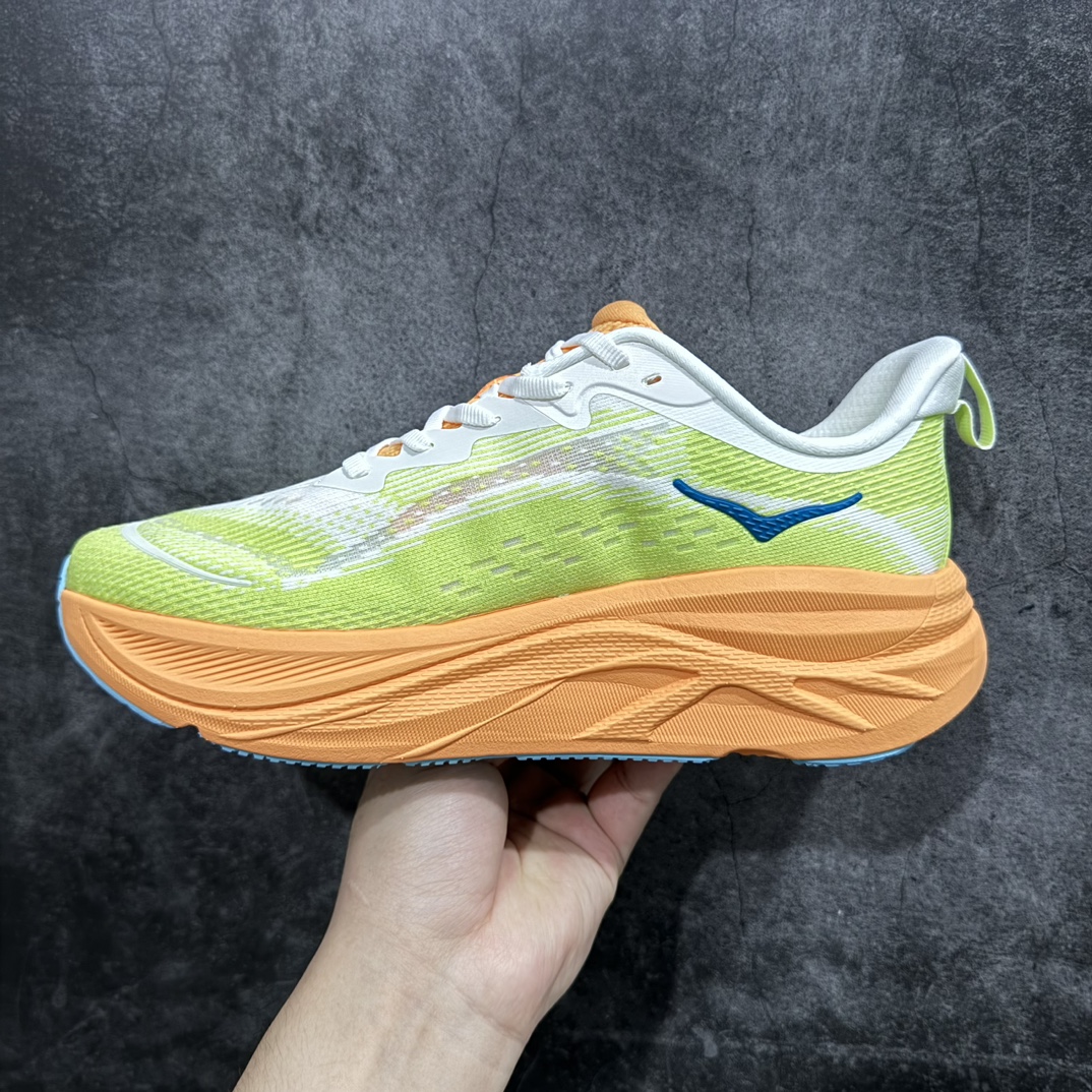 图片[2]-【纯原版】美国新兴跑鞋品牌Hoka One One Skyflow M Low 天空气流系列低帮超轻透气公路休闲运动慢跑鞋“网织荧光黄橙”nn男女鞋真标半码制n升级原楦开发纸版楦型n采用柔软网织呼吸材料鞋面材质n搭载轻量化全掌双密度超临界EVA材料发泡中底,脚感更软弹n外置防滑耐磨橡胶底片n升级全掌超临界中底界 尺码：36 36.5 37.5 38 38.5 39 40 40.5 41 42 42.5 43 44 44.5 45 编码：C4250270-鞋库