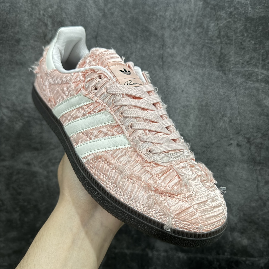 R版 阿迪达斯三叶草Adidas Originals Samba OG 桑巴舞系列绅士德训足球风百搭低帮休闲运动板鞋 JQ4747