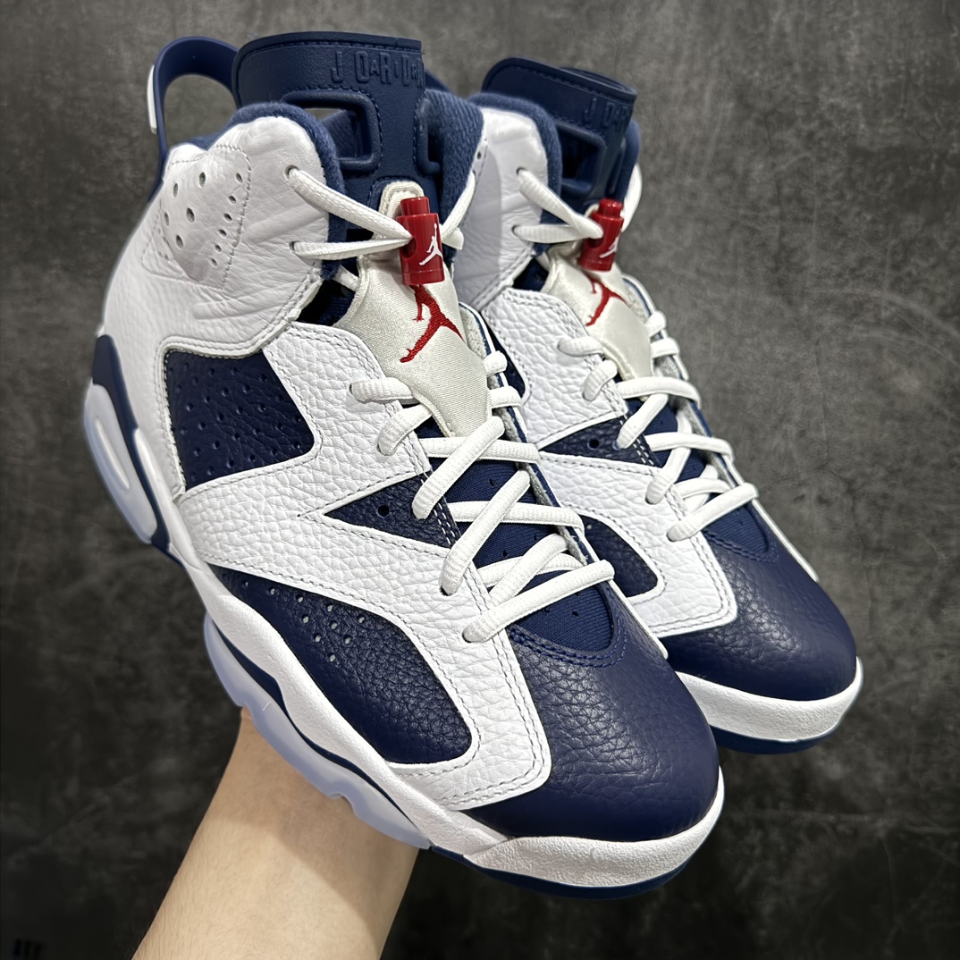 【Ljr特供】Air Jordan AJ6 Retro \”Olympic\” 奥运白蓝2024 CT8529-164全新改良批次 圈内最强倒钩系列 恪守真诚 承诺混一赔十 高端零售裸鞋圈特供批次 SZ原厂全套原楦原纸板冲刀磨具开发 原厂皮料加持 原厂港宝加持定型后跟R度完美 同源原厂电绣 飞翼针数密度立体效果一致 百分百一致原鞋 原厂拉帮工艺 针距密度一致 后跟弧度收口自然不对折 极致一眼正品既视感 进口玻璃冲刀皮料裁剪零毛边 全鞋电脑针车工艺 品控清洁度最高QC检验标准 免检产品 原厂订购鞋盒、鞋标、防尘纸、鞋撑、鞋带 追求极致的原厂味道n SIZE：40.5 41 42 42.5 43 44 44.5 45 46 47.5 48.5 编码：LJ510530-鞋库