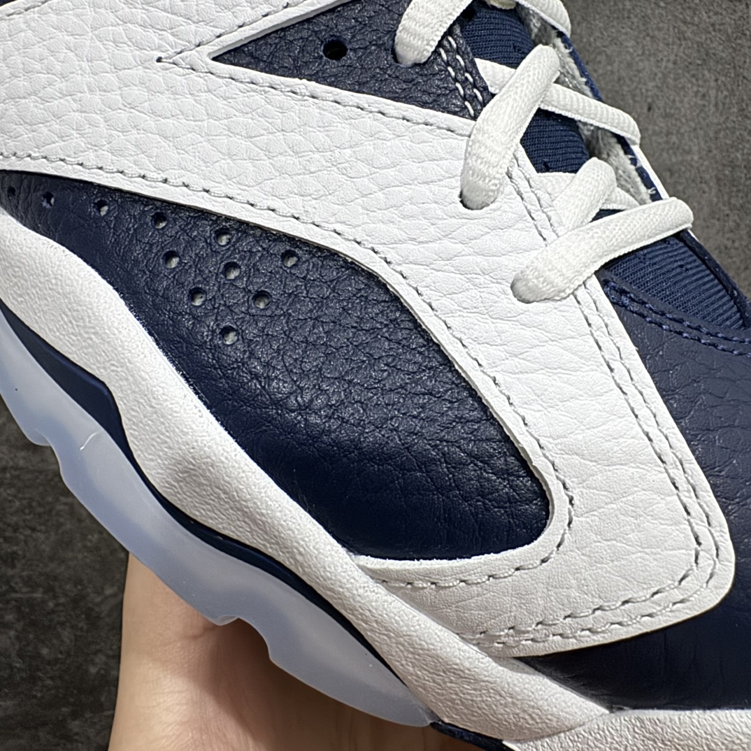 图片[5]-【Ljr特供】Air Jordan AJ6 Retro \”Olympic\” 奥运白蓝2024 CT8529-164全新改良批次 圈内最强倒钩系列 恪守真诚 承诺混一赔十 高端零售裸鞋圈特供批次 SZ原厂全套原楦原纸板冲刀磨具开发 原厂皮料加持 原厂港宝加持定型后跟R度完美 同源原厂电绣 飞翼针数密度立体效果一致 百分百一致原鞋 原厂拉帮工艺 针距密度一致 后跟弧度收口自然不对折 极致一眼正品既视感 进口玻璃冲刀皮料裁剪零毛边 全鞋电脑针车工艺 品控清洁度最高QC检验标准 免检产品 原厂订购鞋盒、鞋标、防尘纸、鞋撑、鞋带 追求极致的原厂味道n SIZE：40.5 41 42 42.5 43 44 44.5 45 46 47.5 48.5 编码：LJ510530-鞋库