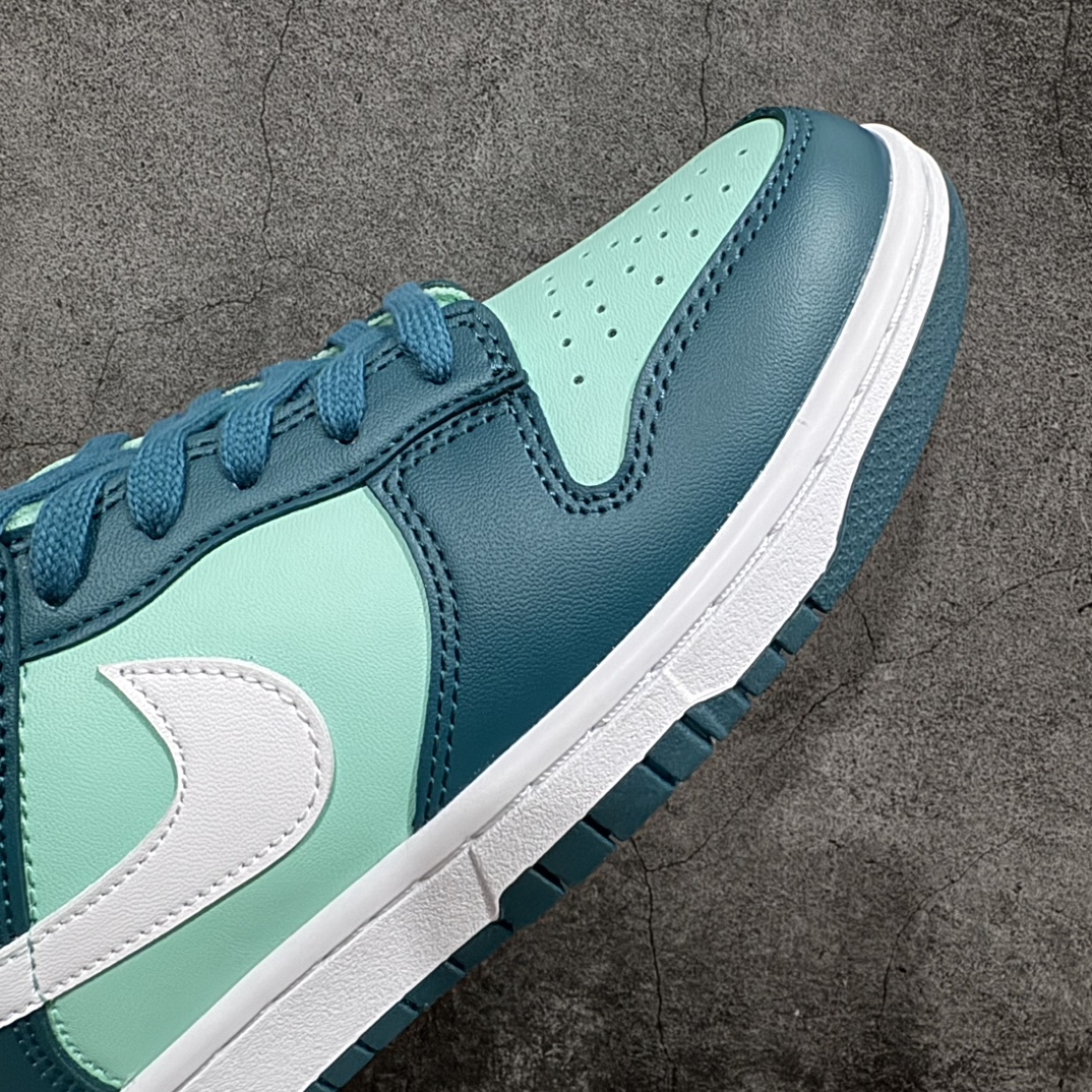 纯原z版 Nike Dunk Low ”Geode Teal” 白绿配色 SB低帮休闲板鞋 DD1503-301