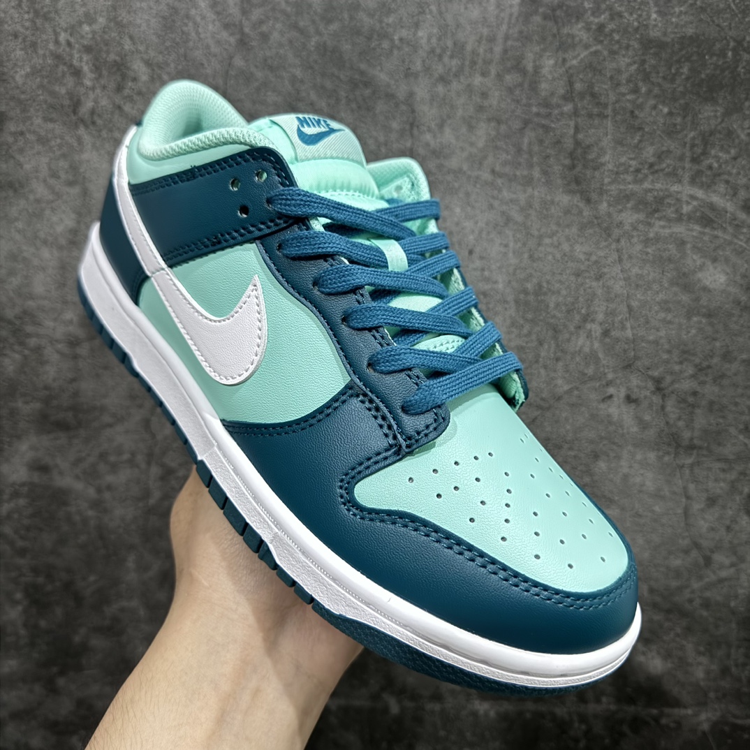 纯原z版 Nike Dunk Low ”Geode Teal” 白绿配色 SB低帮休闲板鞋 DD1503-301