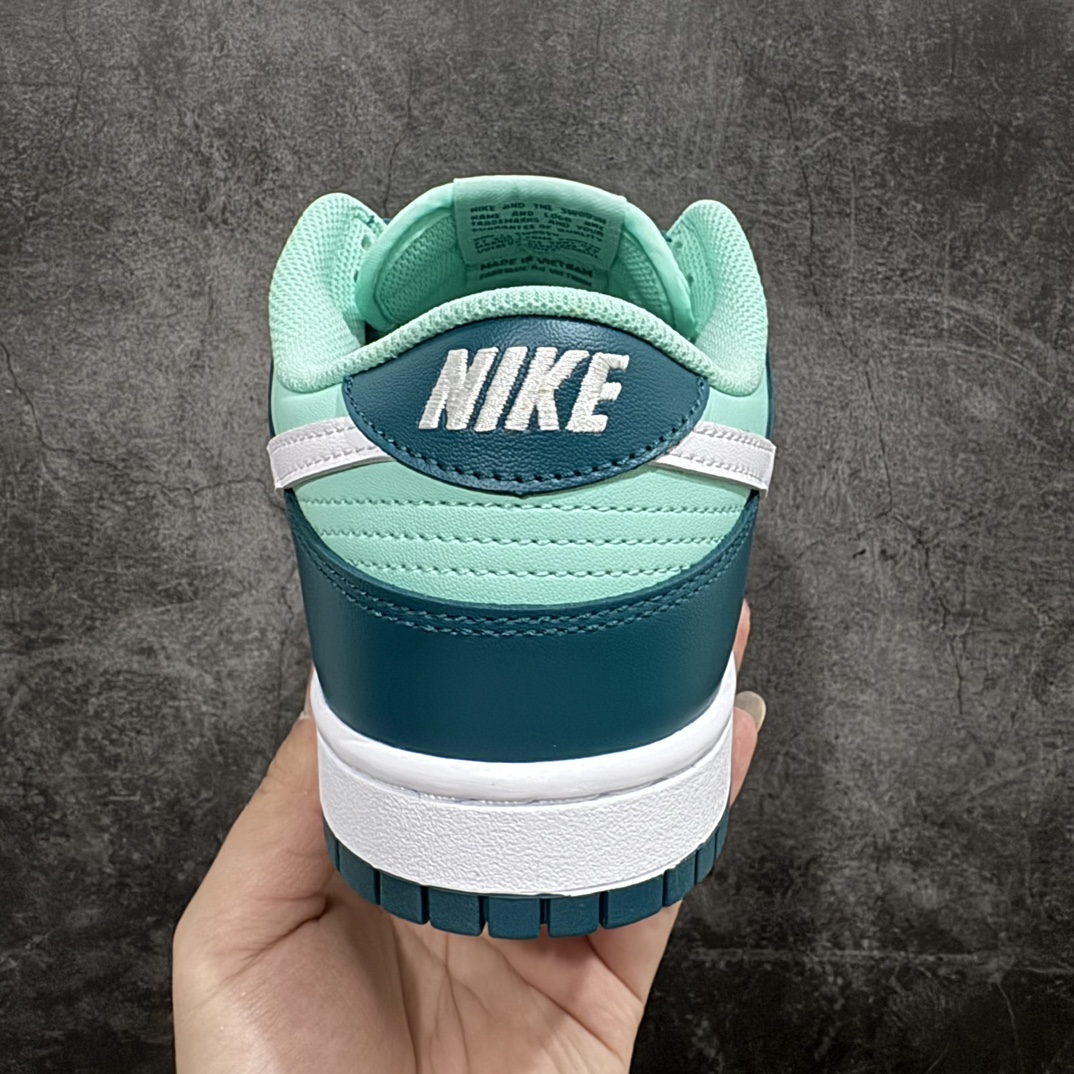 纯原z版 Nike Dunk Low ”Geode Teal” 白绿配色 SB低帮休闲板鞋 DD1503-301