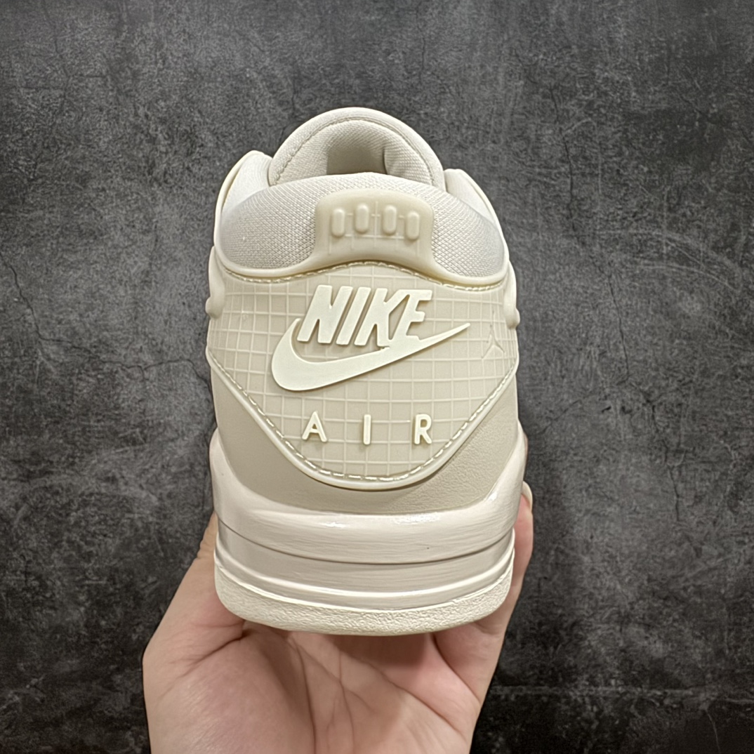 纯原版 Air Jordan AJ4 RM 重制版低帮复古篮球鞋 米白FQ7940-200