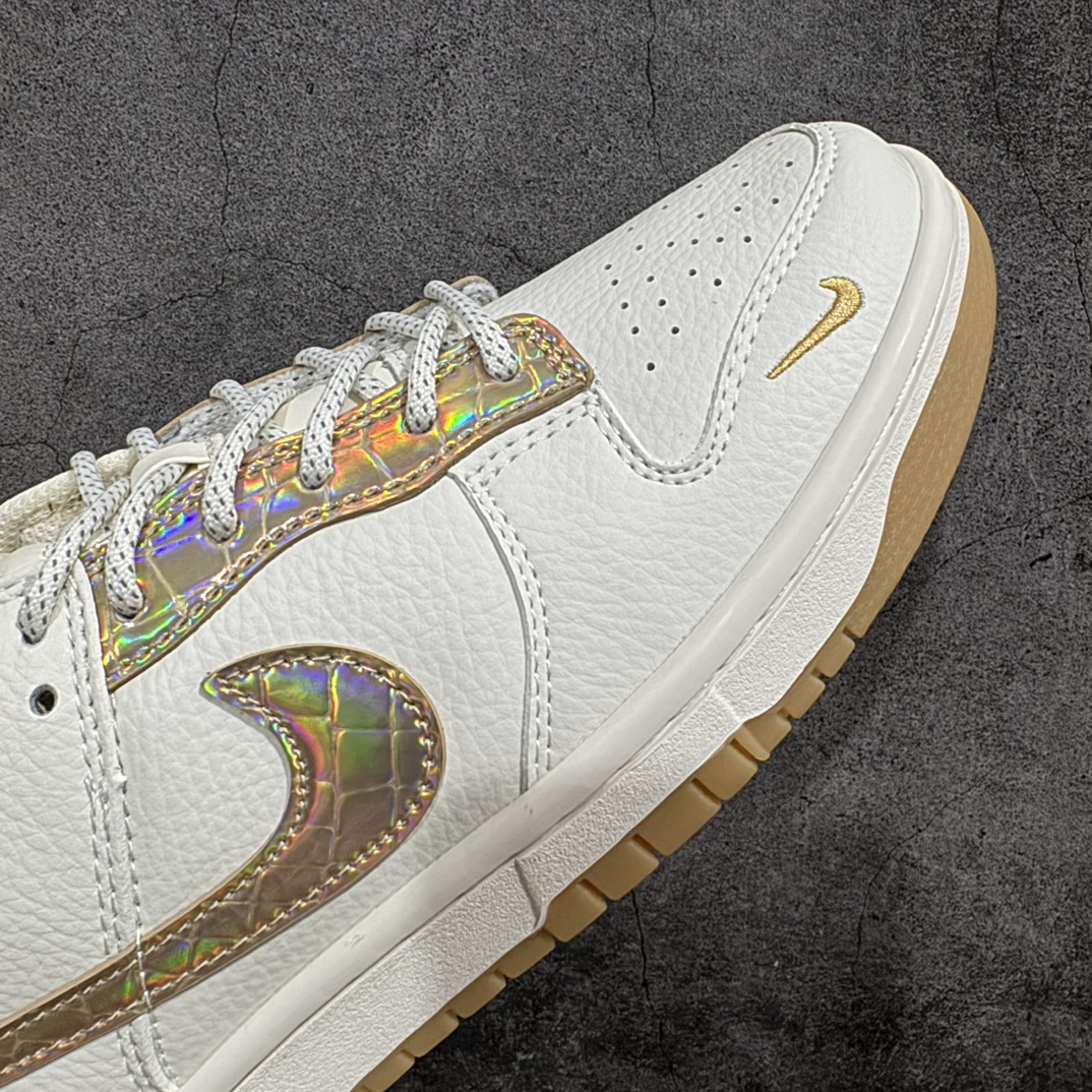 定制版 Nike SB Dunk Low x CLOT 白黄琉璃金勾 JH8310-948