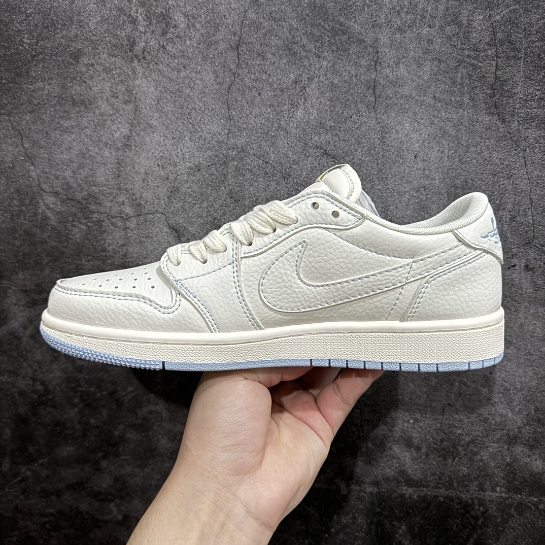 定制版 TS x Air Jordan AJ1 Low 倒钩低帮联名定制配色 QY0568-965