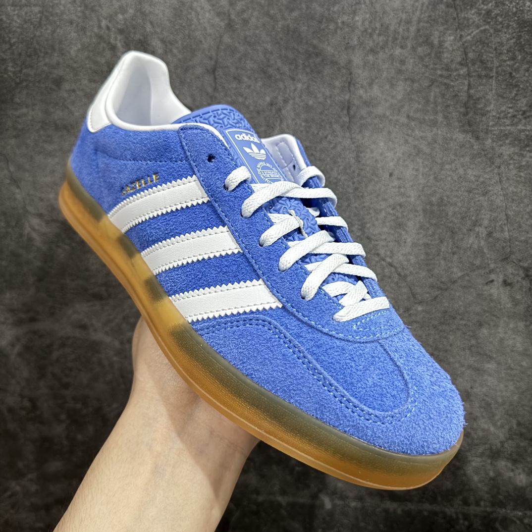 PK纯原 AD Original Gazelle Indoor Trainers 瞪羚室内鞋系列低帮复古百搭休闲运动德训风板鞋 红白 IF1808