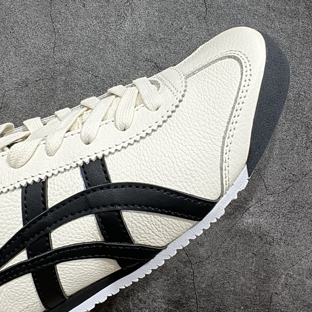 图片[6]-【MOK纯原】Asics Onitsuka Tiger MEXICO 66 亚瑟士鬼冢虎复古经典板鞋n市场最强版本 每个配色均购入原鞋校对 真正原厂头层牛皮 如假包赔 纹路、色泽、皮心颜色 质感百分百还原 海外订单工厂出品 超成熟稳定的做工品控 原装全套纸板楦头开发 原汁原味 完美呈现版型 私模正确鞋底咬花纹路 一比一鞋头弧度高度鞋身弧度 绝不口嗨 细节品控鞋型随意秒杀市面 原档咬花纹路私模大底 一个单元有六个三角形 总体形拼接呈现花瓣状 官方四联吊牌 原装Ortholite轻量化鞋垫 原盒原配 质保卡 说明书 钢印防尘纸  纸板中底带钢印 乳胶组合鞋垫 支持全方位的对比专柜 产品从款式颜色造型上体现出追求舒适和细节的完美 鞋类更是推崇手工制作的严谨与完美 融舒适性与可穿性的设计风格 注重细节的完美和别致魅力 既保持稳重 又不失轻松的时尚感 尺码：36 37 37.5 38 39 39.5 40 40.5 41.5 42 42.5 43.5 44 45 46 编码：LE270280-鞋库