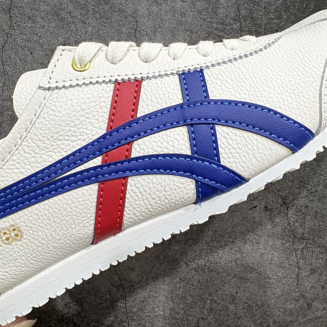 图片[5]-【MOK纯原】Asics Onitsuka Tiger MEXICO 66 亚瑟士鬼冢虎复古经典板鞋n市场最强版本 每个配色均购入原鞋校对 真正原厂头层牛皮 如假包赔 纹路、色泽、皮心颜色 质感百分百还原 海外订单工厂出品 超成熟稳定的做工品控 原装全套纸板楦头开发 原汁原味 完美呈现版型 私模正确鞋底咬花纹路 一比一鞋头弧度高度鞋身弧度 绝不口嗨 细节品控鞋型随意秒杀市面 原档咬花纹路私模大底 一个单元有六个三角形 总体形拼接呈现花瓣状 官方四联吊牌 原装Ortholite轻量化鞋垫 原盒原配 质保卡 说明书 钢印防尘纸  纸板中底带钢印 乳胶组合鞋垫 支持全方位的对比专柜 产品从款式颜色造型上体现出追求舒适和细节的完美 鞋类更是推崇手工制作的严谨与完美 融舒适性与可穿性的设计风格 注重细节的完美和别致魅力 既保持稳重 又不失轻松的时尚感 尺码：36 37 37.5 38 39 39.5 40 40.5 41.5 42 42.5 43.5 44 45 46 编码：LE270280-鞋库