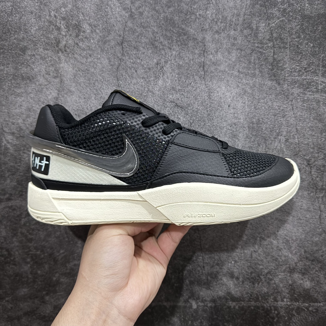 【CK版本】Nike JA 1 EP 莫兰特n防滑低帮篮球鞋 先行公司级n简单的中底配置 前掌Zoom Air 加上全掌React带来充分的缓震回弹脚感低重心的设计也让它备受后卫选手的喜爱n此鞋款的设计能够同时兼顾缓震性能和稳固脚感搭配稳定设计 助你实现快速移动表现n耐穿橡胶外底 提供可驾驭户外球场的强劲抓地力 货号: DR8786-002 尺码：39-47.5 编码：CK260280-鞋库