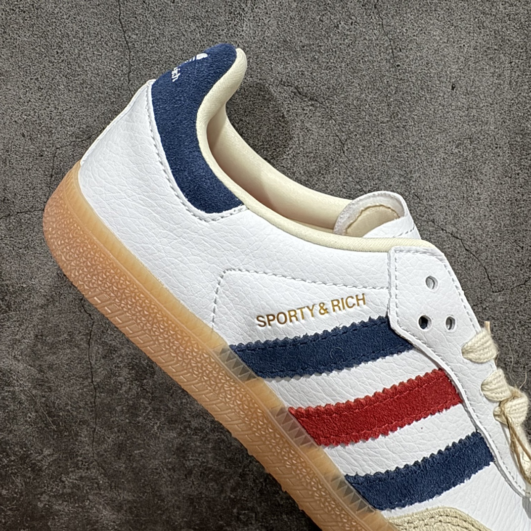 正确版AdidasOriginalsSambaOG”Olympics“桑巴舞系列绅士德训足球风百搭低帮休