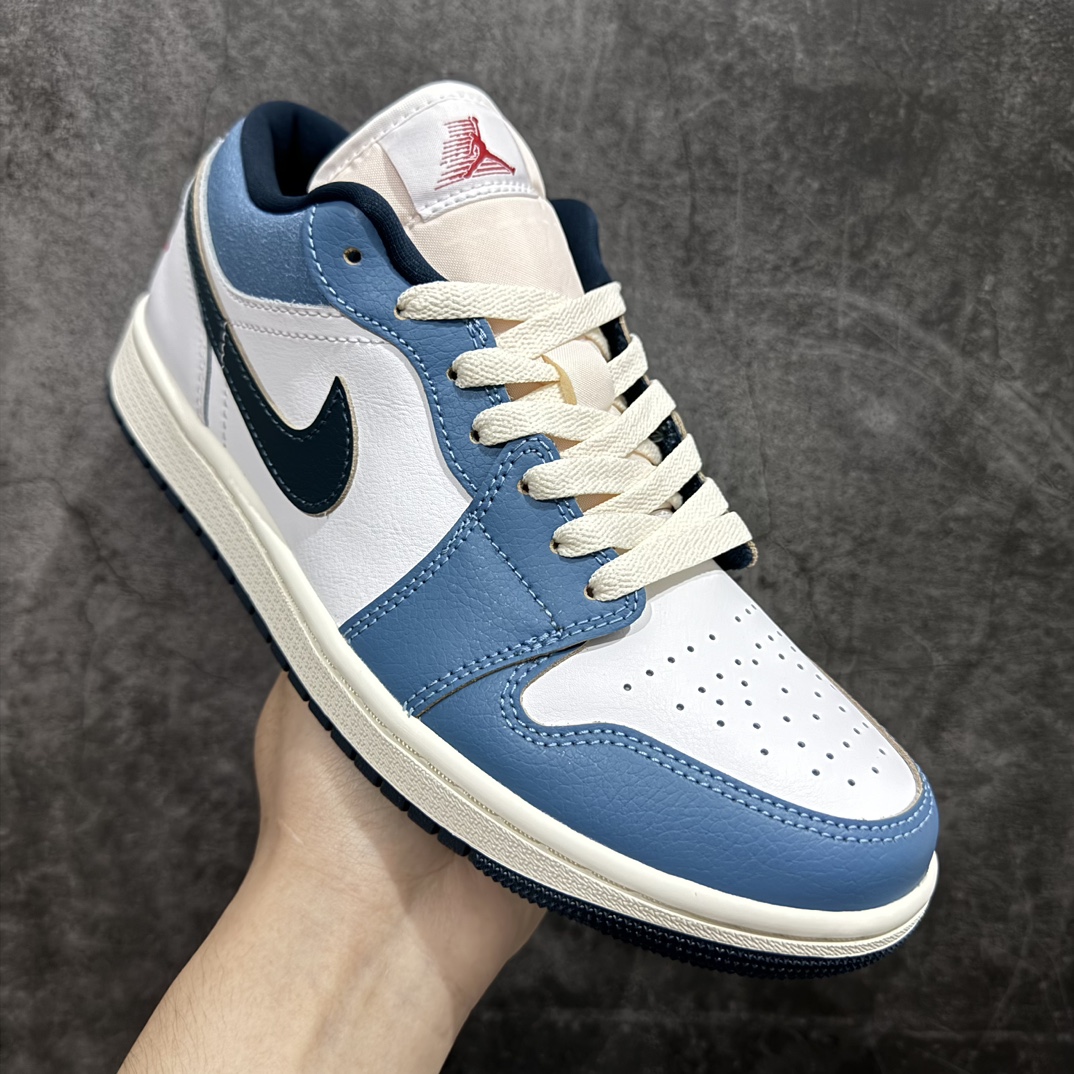 纯原AirJordanAJ1Low低帮海军蓝HM3711-144终端优势供应市面中低帮最具代表性版本没有