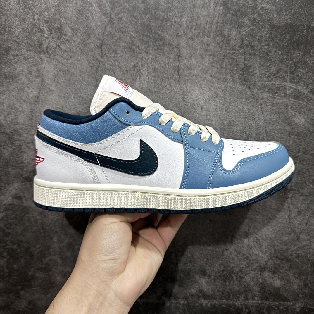 纯原AirJordanAJ1Low低帮海军蓝HM3711-144终端优势供应市面中低帮最具代表性版本没有