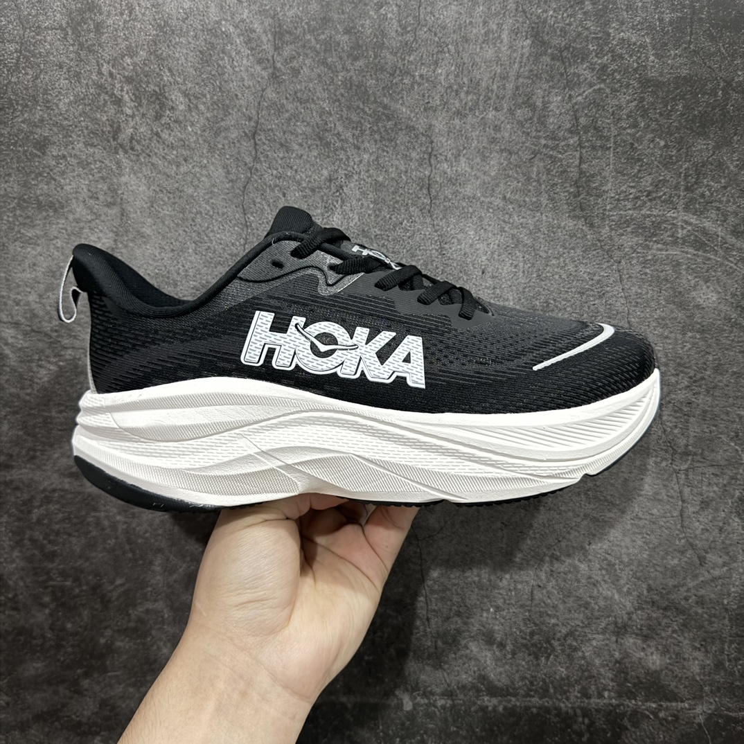 纯原版美国新兴跑鞋品牌HokaOneOneSkyflowMLow天空气流系列低帮超轻透气公路休闲运动慢跑