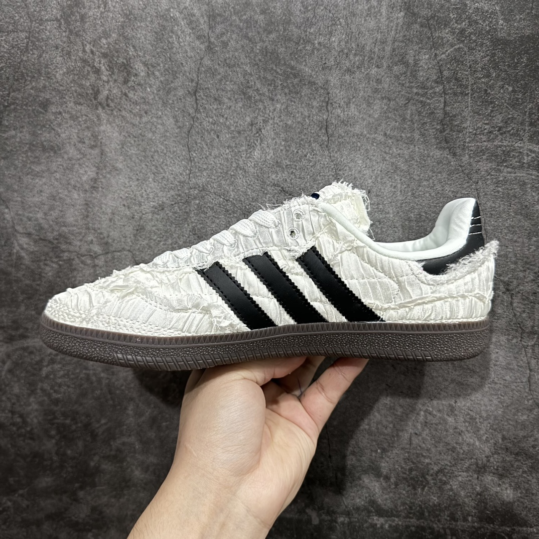 R版阿迪达斯三叶草AdidasOriginalsSambaOG桑巴舞系列绅士德训足球风百搭低帮休闲运动板