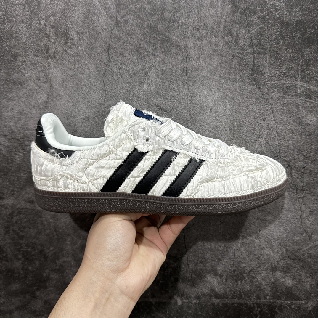 R版阿迪达斯三叶草AdidasOriginalsSambaOG桑巴舞系列绅士德训足球风百搭低帮休闲运动板