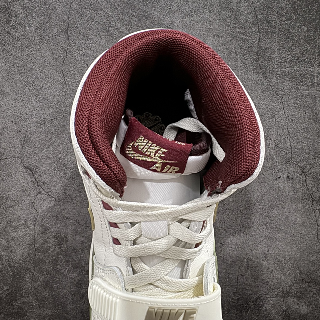 图片[8]-【奥莱Zp订单福利】Air Jordan Legacy AJ312 高帮 FZ5047-120 奥莱zp订单 直播间399 499一样的东西 帮你省钱 鞋身采用了皮革材质打造 横跨鞋面的魔术贴十分吸睛 侧面的Swoosh Logo的一部分被鞋面遮挡了一部分 颇具玩味 魔术贴上标有NK标识 而鞋舌上是Jordan的经典飞翼Logo 后跟和鞋底均采用了Air Jordan 3 的设计 后跟上同样也使用了经典的爆裂纹图案 尺码：35.5-40-选品中心