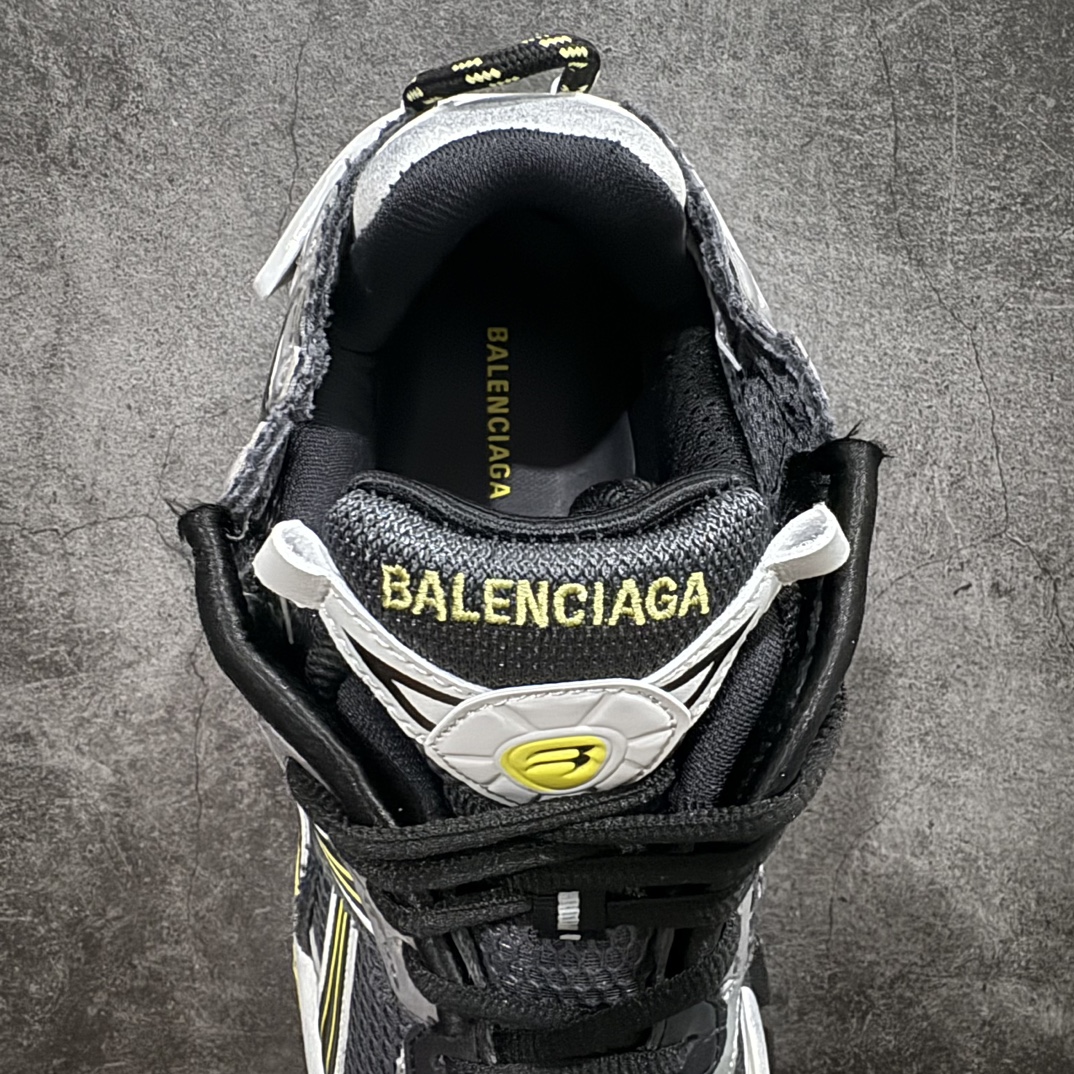 纯原OK版本BalenciagaRunner巴黎世家7.5代破坏风手工做旧款复古老爹鞋灰黄色全新外贸版本