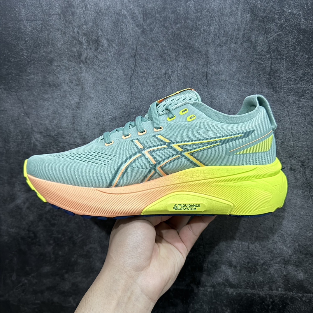 图片[2]-【公司级】亚瑟士Asics Gel-Kayano 31代 运动休闲透气专业跑鞋 1011B955-100rn#原档案据数开发楦型纸版 原装印尼工代进口单丝纤维程工网布鞋面，更贴合脚型和舒适透气，后跟稳定片带来合脚舒适的穿着感优化后的GEL，提供更好的缓冲保护性，FLYTEFOAM BLAST中底科技，兼具轻量、缓冲、回弹，提升跑步推进力，给跑步健将营造新的跑步体验。 r 尺码：36 37 37.5 38 39 39.5 40 40.5 41.5 42 42.5 43.5 44 45  编码：CC260280-鞋库