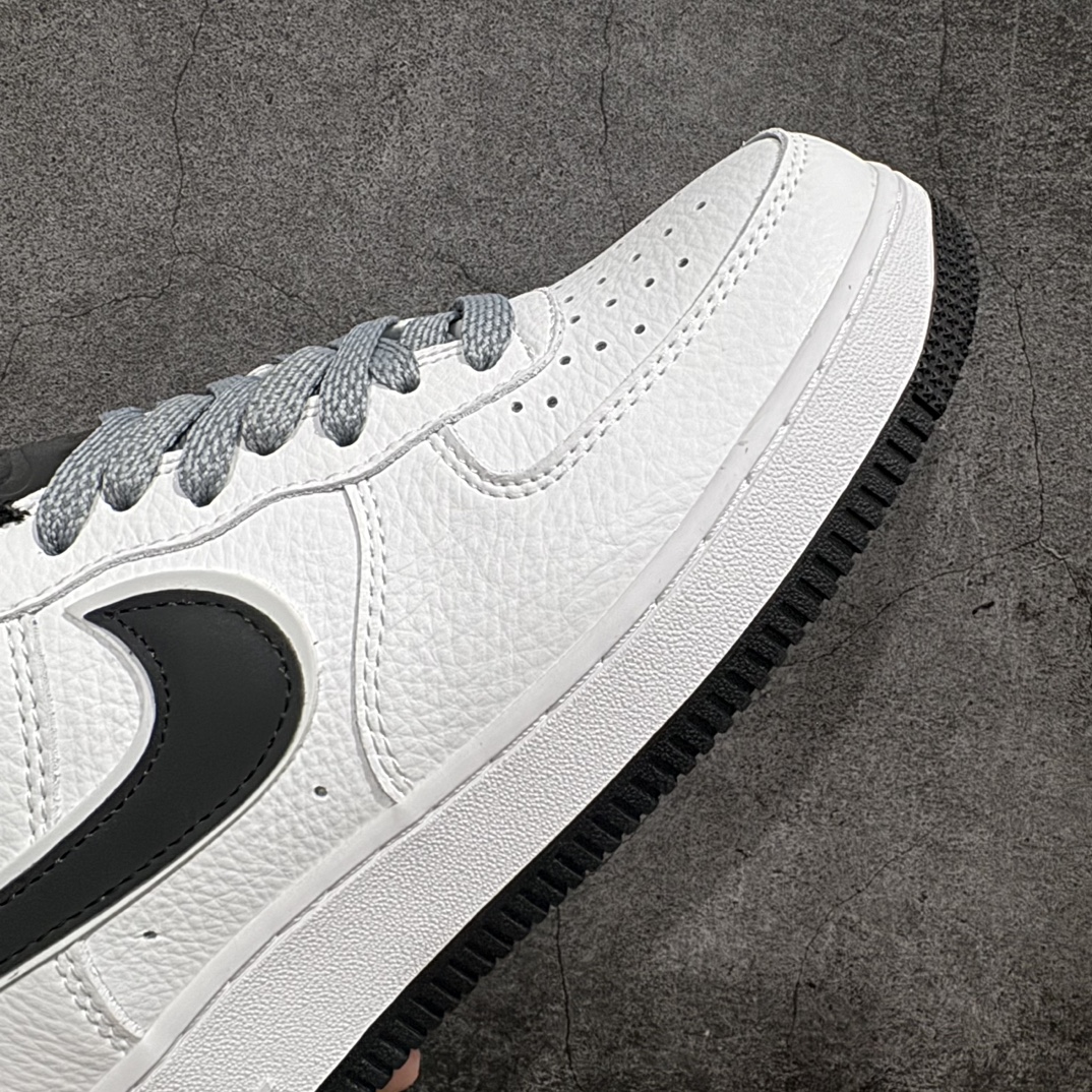 公司级NikeAirForce1Low07白黑满天星原楦头原纸板打造纯正低帮空军版型专注外贸渠道全掌内置