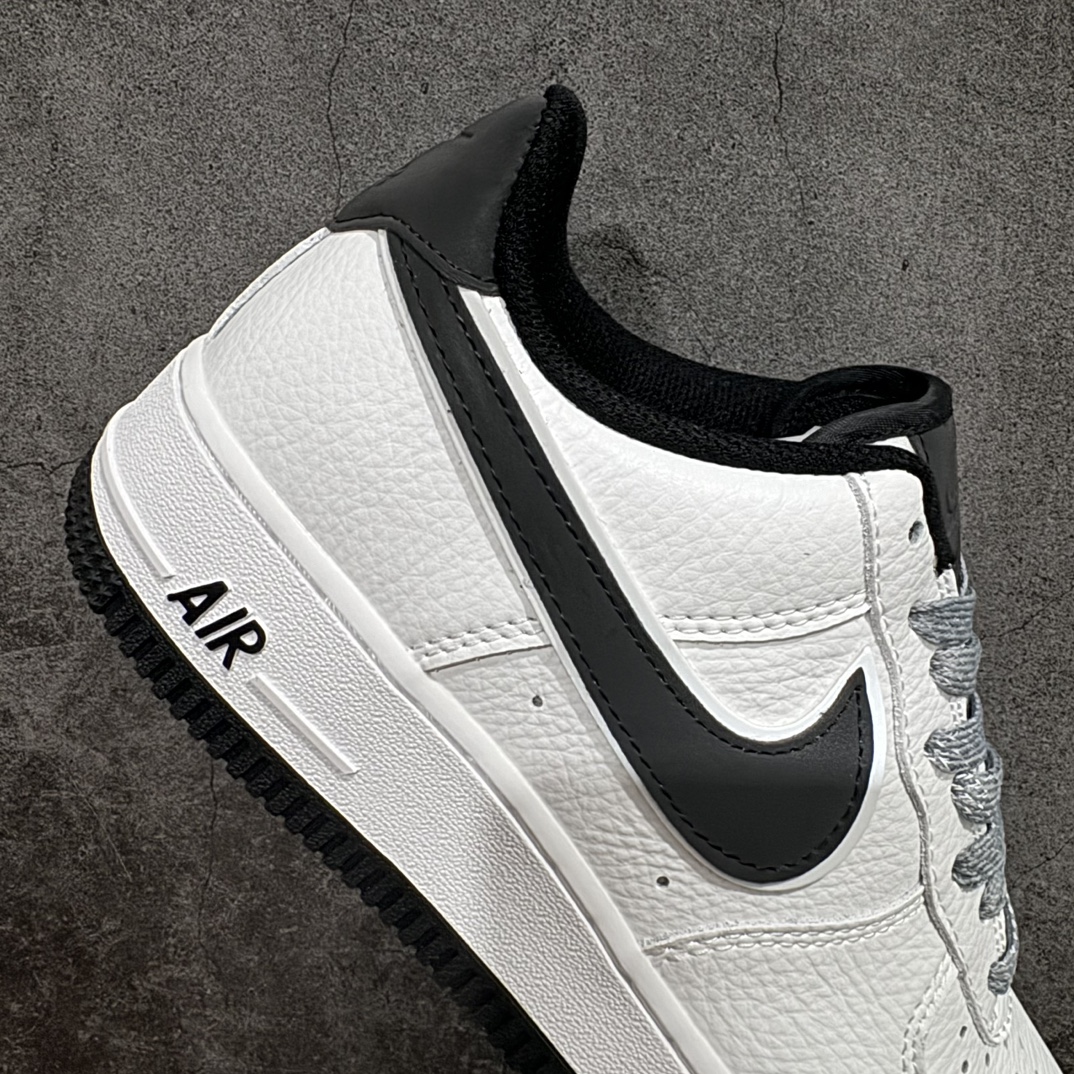 公司级NikeAirForce1Low07白黑满天星原楦头原纸板打造纯正低帮空军版型专注外贸渠道全掌内置