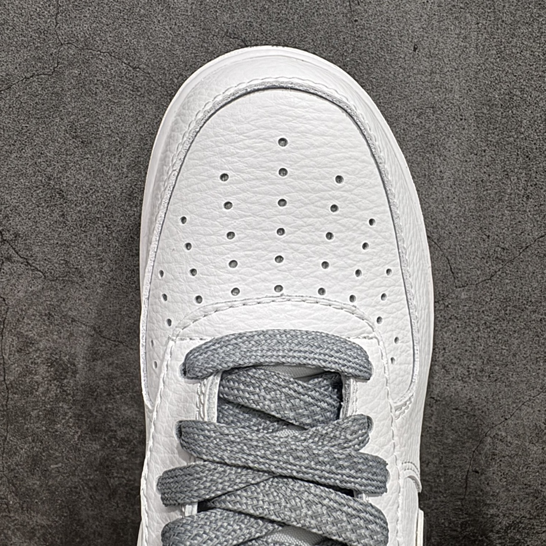 公司级NikeAirForce1Low07白黑满天星原楦头原纸板打造纯正低帮空军版型专注外贸渠道全掌内置