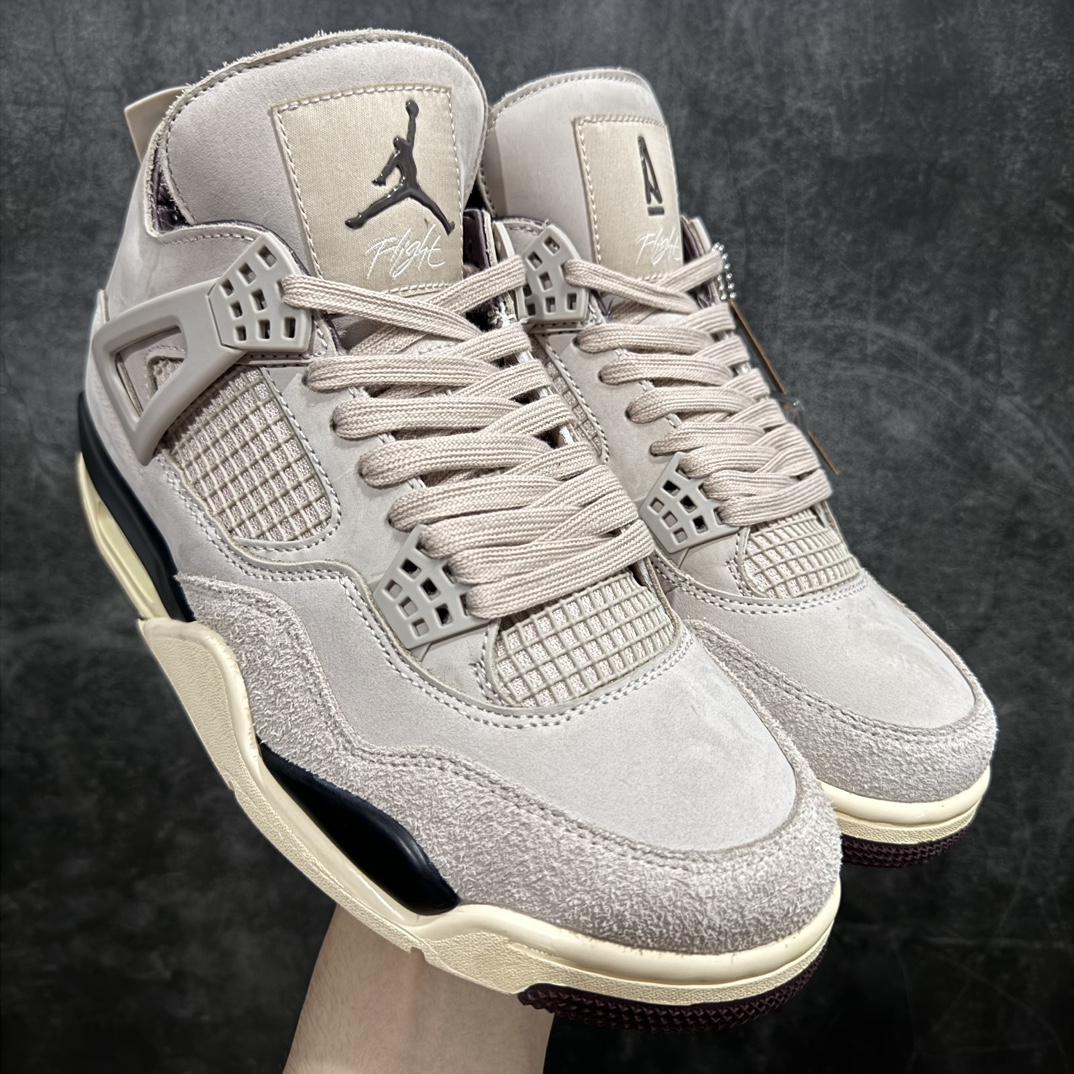 【KZ纯原】A Ma Maniere x Air Jordan 4 Retro \”Fossil Stone\” AJ4 乔丹4代AMM联名化石淡粉色 货号：FZ4810-200nn潮流复古篮球鞋  纯原大厂出品n原厂材料开发 细节把控到位 主供外贸客户打造完美鞋型 纸板中底 钢印完美版型 公司货既视感皮料自行品鉴  区别市面各种\”伪纯原\” 尺码：36 36.5 37.5 38 38.5 39 40 40.5 41 42 42.5 43 44 44.5 45 46 47.5 编码：SL440460-鞋库