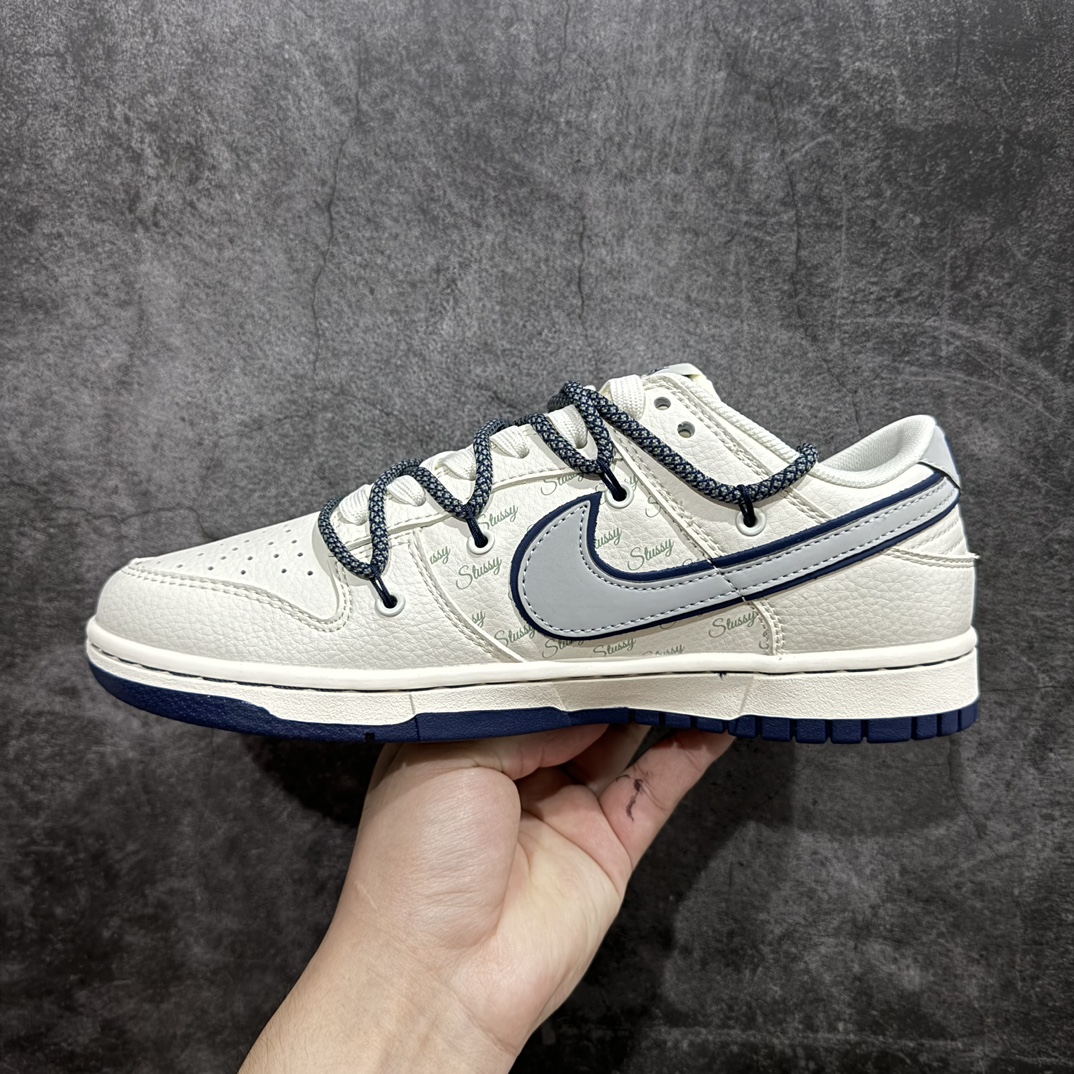 定制版NikeSBDunkLowxStussy白蓝3M钩满天星纯原大厂出品极力推荐原装头层材料独家版型蒸