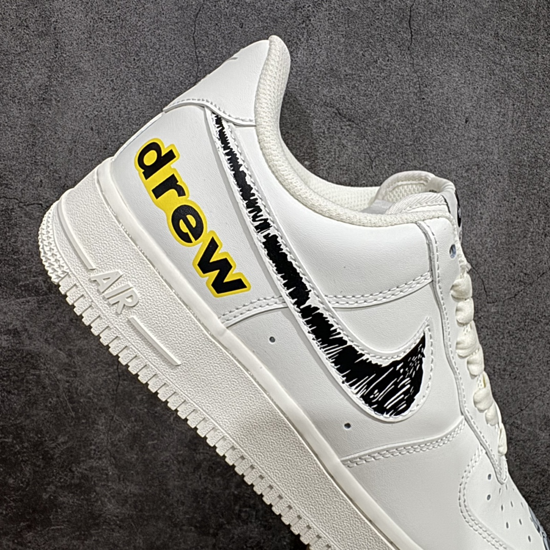 Nike Air Force 1 Low’07 “drew”涂鸦 联名空军一号低帮休闲板鞋 CW2288-663