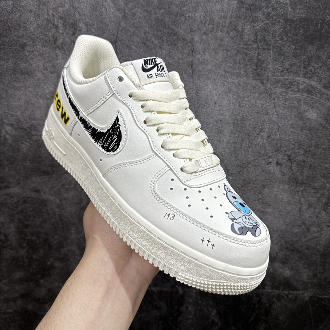 Nike Air Force 1 Low’07 “drew”涂鸦 联名空军一号低帮休闲板鞋 CW2288-663