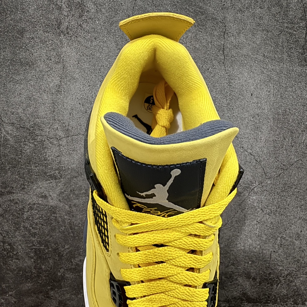 纯原AirJordanAJ4Retro黄黑电母配色314254-702第一梯队最新批次细节多次校对改良接