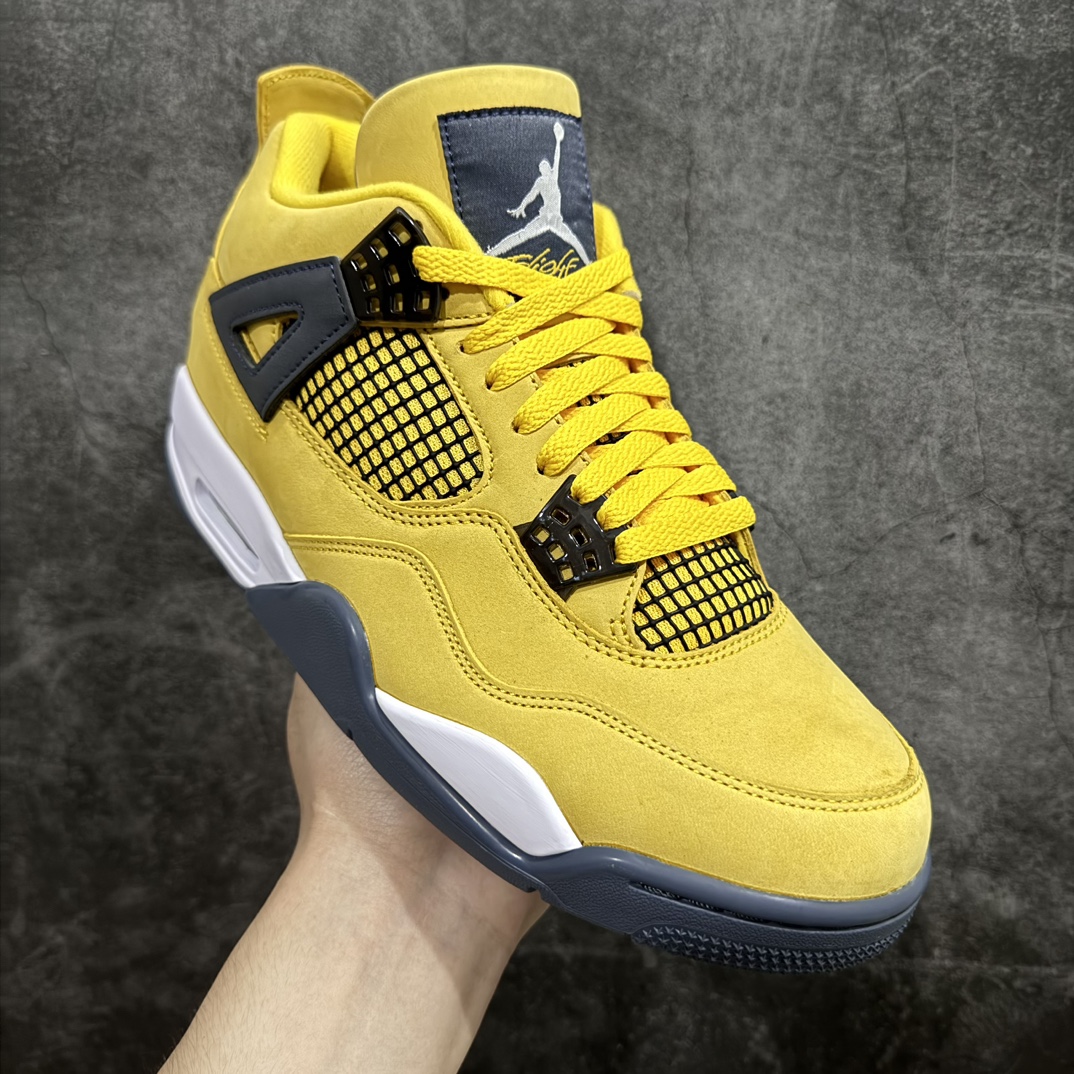 纯原AirJordanAJ4Retro黄黑电母配色314254-702第一梯队最新批次细节多次校对改良接