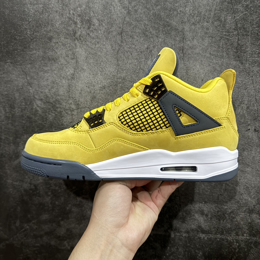 纯原AirJordanAJ4Retro黄黑电母配色314254-702第一梯队最新批次细节多次校对改良接