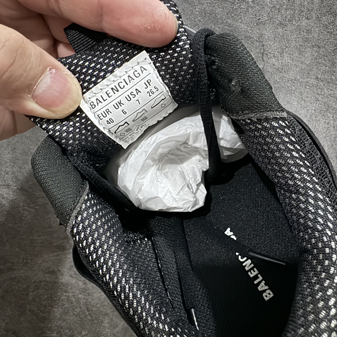 BalenciagaStapler巴黎世家14代11XL网纱款黑色知名巴黎大厂纯原14代网名老爹鞋订书针