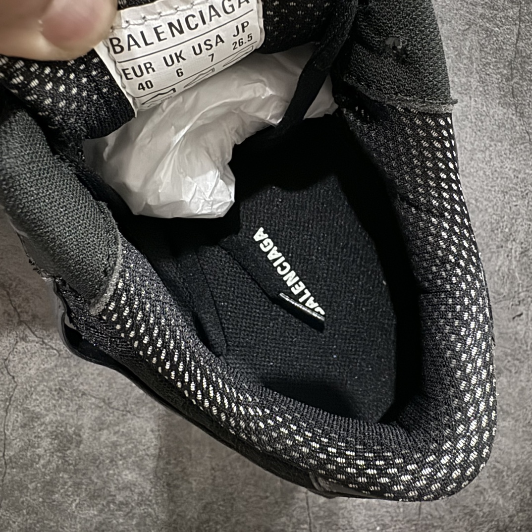 BalenciagaStapler巴黎世家14代11XL网纱款黑色知名巴黎大厂纯原14代网名老爹鞋订书针