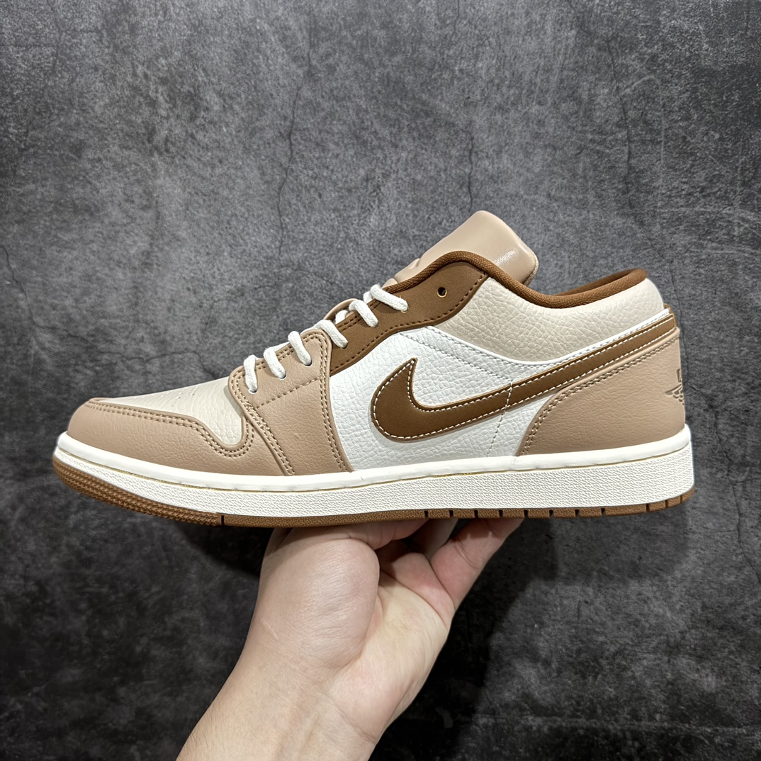 K版 Air Jordan 1 Low 棕褐色 AJ1乔1低帮休闲板鞋 HF5753-221