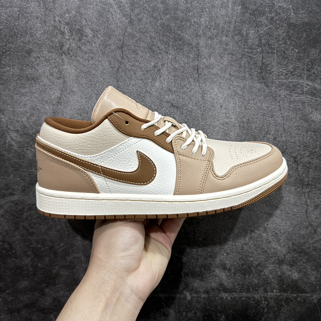 K版 Air Jordan 1 Low 棕褐色 AJ1乔1低帮休闲板鞋 HF5753-221