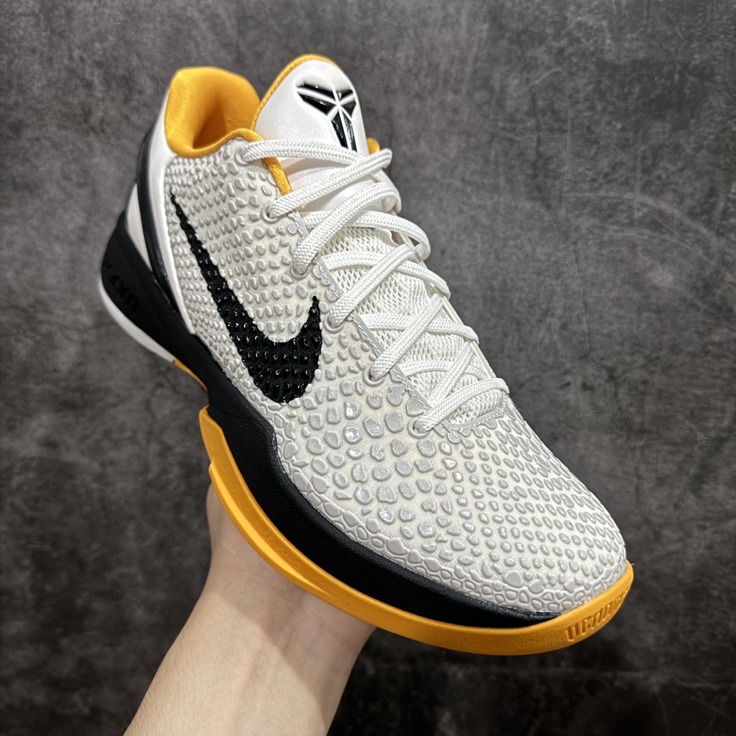 图片[3]-【神版纯原】NK Zoom Kobe 6 科比六代签名实战篮球鞋 季后赛白黄 CW2190-100n欧美外贸平台特供版完美实战无压力售后售前保到底n主攻中高端市场 全套原纸板楦头开发确保原汁原味 完美呈现版型 一比一鞋头弧度高度鞋身弧度细节品控鞋型完美 原厂TPU网格鞋带扣 正确内里网布 前后气垫加持 信仰绝不减配 全鞋身材料卡色独家定制 SWOOSH 蛇鳞 正确珠光效果（内嵌珍珠粉）独家前掌Zoom Turbo 后掌马蹄Zoom缓震 内置全真动态飞线 独家复刻U型缓震垫带独立钢印 十年情怀 这里完美落地 一个月独家售后 为实战保驾护航  尺码： 40 40.5 41 42 42.5 43 44 44.5 45 45.5 46 47.5  编码：DZ310340-鞋库